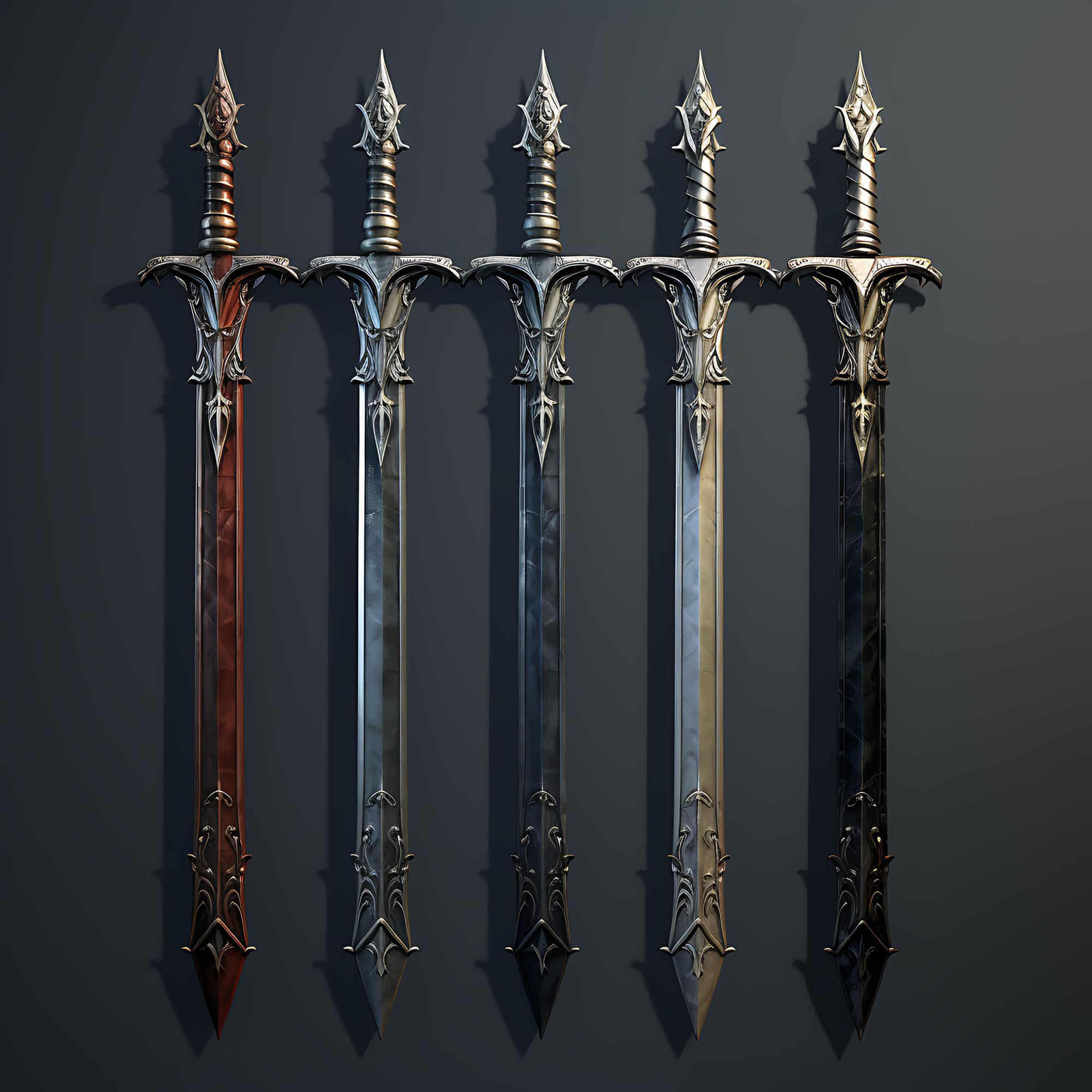 conjunto espadas